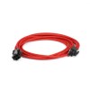 Phanteks Molex Cable Extension 50cm - Sleeved Red