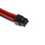 Phanteks 6-Pin PCIe Cable Extension 50cm - Sleeved Black & Red