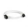 Phanteks 6-Pin PCIe Cable Extension 50cm - Sleeved White