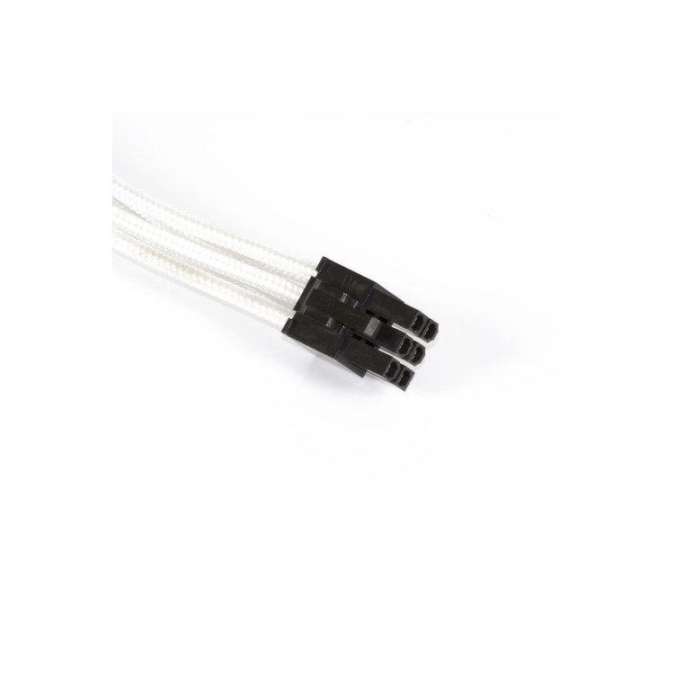 Phanteks 6-Pin PCIe Cable Extension 50cm - Sleeved White