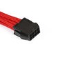 Phanteks 6+2-Pin PCIe Cable Extension 50cm - Sleeved Red