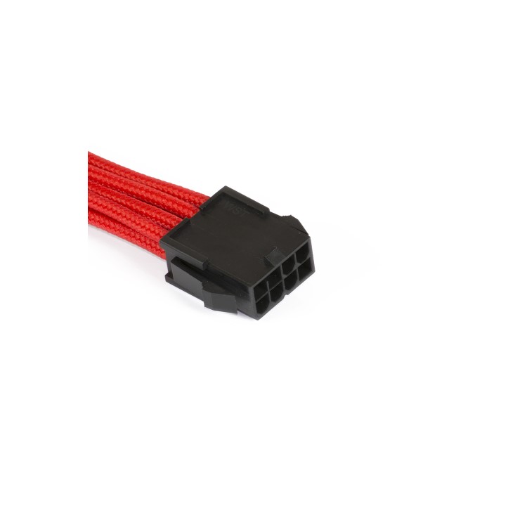 Phanteks 6+2-Pin PCIe Cable Extension 50cm - Sleeved Red