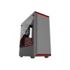 Phanteks Eclipse P300 Glass Midi Tower Case - Black/Red