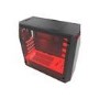 Phanteks Eclipse P400S Glass Midi Tower Case - Noise Dampened Black/Red