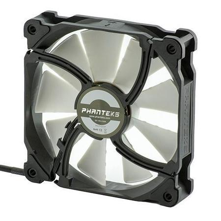 Phanteks PH F120XP PWM 120mm Fan - Black / White