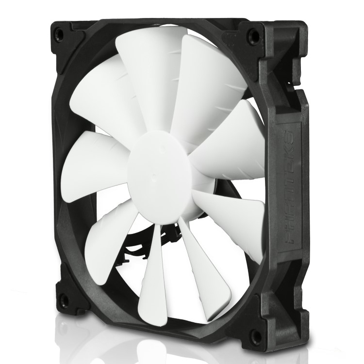 Phanteks PH F140SP 140mm Fan Green LED - Black / White