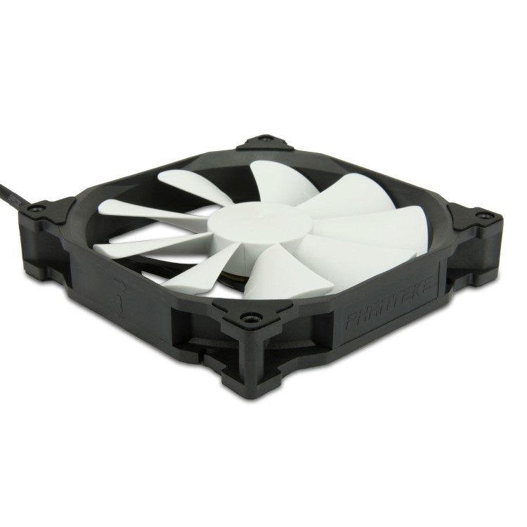 Phanteks PH F140SP 140mm Fan Red LED - Black / White