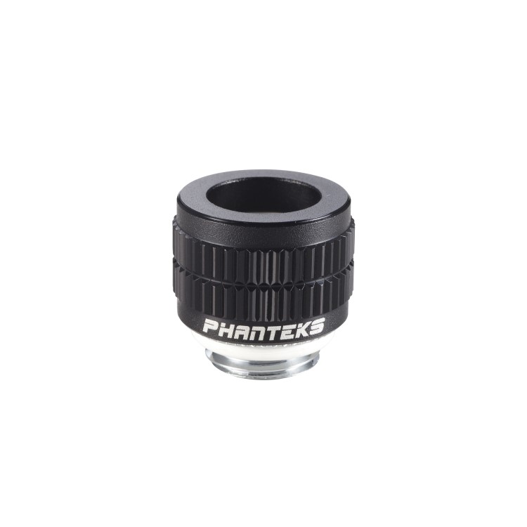 Phanteks 12mm Hard Tube Fitting G1/4 - Black