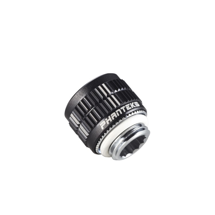 Phanteks 12mm Hard Tube Fitting G1/4 - Black