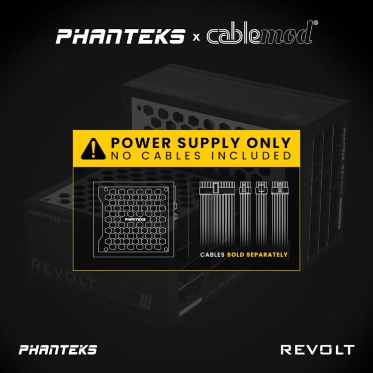 Phanteks Revolt 1200W 80+ Platinum ATX Fully Modular Power Supply