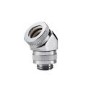 Phanteks 12mm Hard Tube Rotary Fitting 45 G1/4 - Chrome
