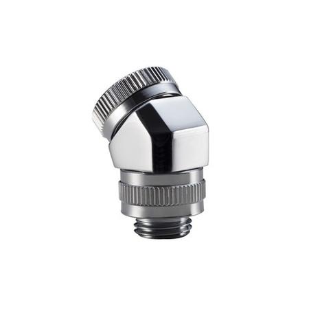 Phanteks 12mm Hard Tube Rotary Fitting 45 G1/4 - Chrome