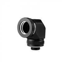 Phanteks 16mm Hard Tube Rotary Fitting 90 G1/4 - Black
