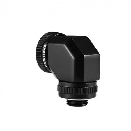 Phanteks 16mm Hard Tube Rotary Fitting 90 G1/4 - Black