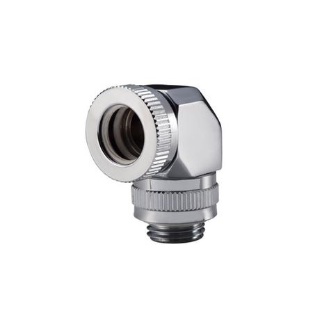Phanteks 12mm Hard Tube Rotary Fitting 90 G1/4 - Chrome