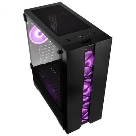 Kolink Phalanx Midi Tower RGB Gaming Case - Black