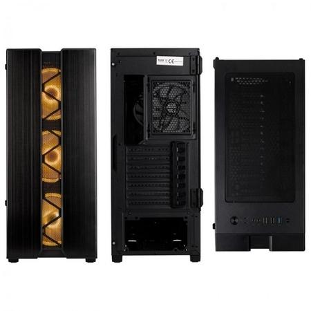 Kolink Phalanx Midi Tower RGB Gaming Case - Black