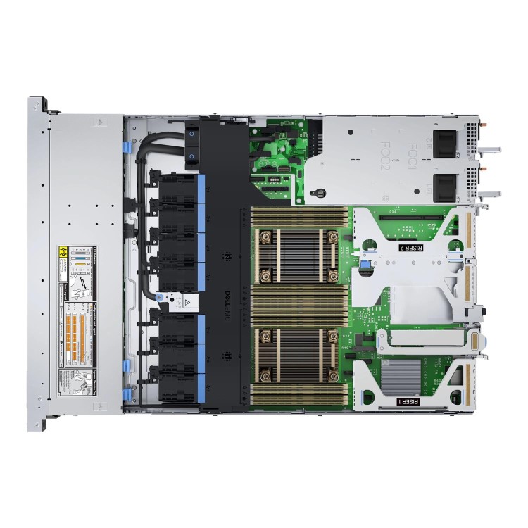 Dell EMC PowerEdge R650xs Intel Xeon Silver 4310 2.1GHz 12c 32GB DDR4 SDRAM H755 1x 480GB SSD 2.5 SFF SAS Gigabit Ethernet 800W 1U Rack-mountable Server
