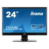 Iiyama 24&quot; LED TFT 1600 x 900 VGA DVI-D Black Bezel Monitor