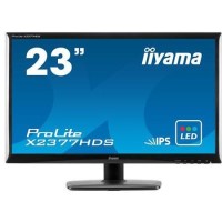 Iiyama Prolite X2377HDS-B 23" Widescreen LED LCD. 1080p VGA HDMI DVI-D. Speakers. Black