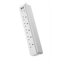 PM5-UK APC SurgeArrest Essential - Surge protector - AC 230 V - output connectors_ 5 - United Kingdom - white