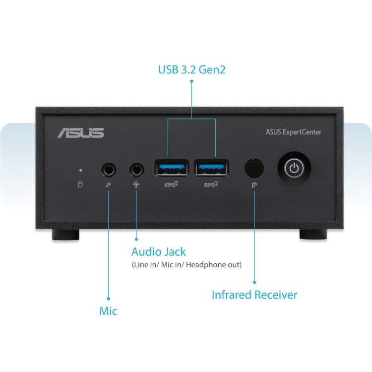 ASUS PN42 Barebone Intel N200 Mini PC