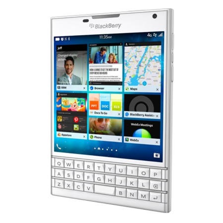 Blackberry Passport White 32GB Unlocked & SIM Free - Laptops Direct