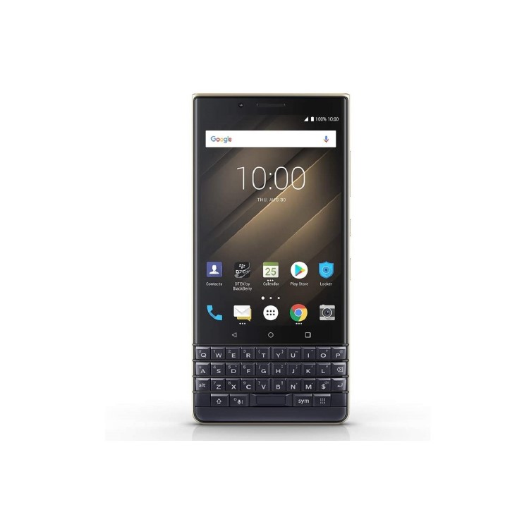 GRADE A1 - BlackBerry KEY2 LE Champagne 4.5" 64GB 4G Dual Sim Unlocked & SIM Free