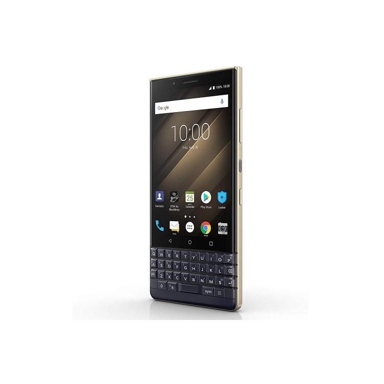 GRADE A1 - BlackBerry KEY2 LE Champagne 4.5" 64GB 4G Dual Sim Unlocked & SIM Free