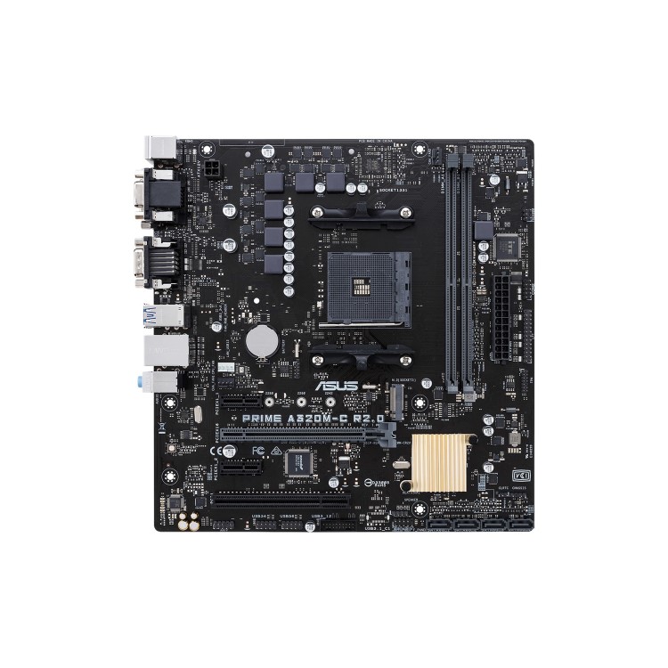 ASUS Prime A320-C R2.0 - ATX Motherboard - Socket AM4 - USB 3.1 Gen 2