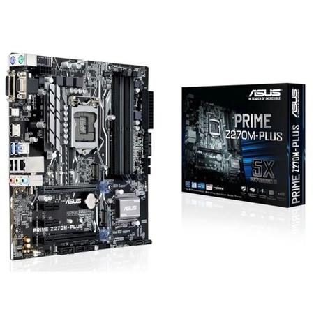 ASUS PRIME Intel Z270M Plus DDR4 LGA 1151 Micro-ATX Motherboard 