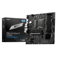 MSI PRO B760M-P Intel B760 1700 DDR4 Micro ATX Motherboard MSI PRO B760M-P Intel B760 1700 DDR4 Micro ATX Motherboard