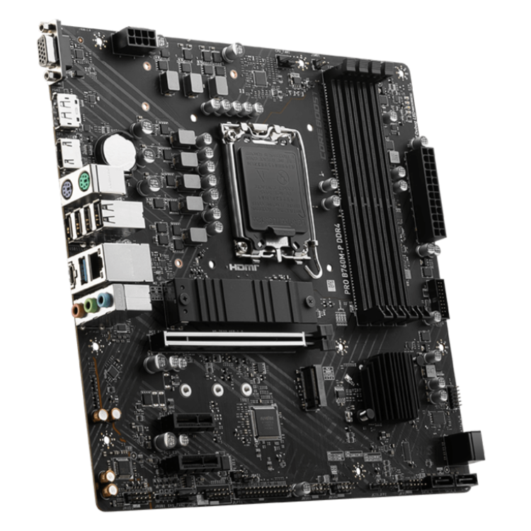 MSI PRO B760M-P Intel B760 1700 DDR4 Micro ATX Motherboard