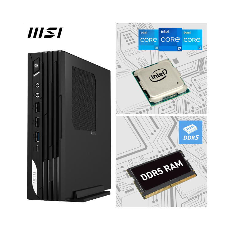 MSI PRO DP21 14M SFF Intel Core i7 14700 Mini Barebone PC
