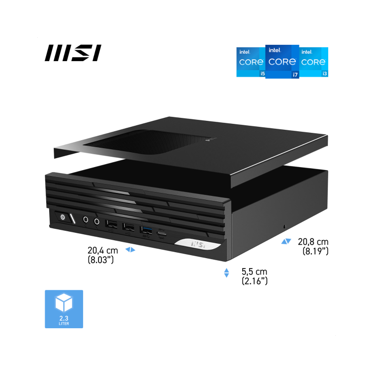 MSI PRO DP21 14M SFF Intel Core i7 14700 Mini Barebone PC