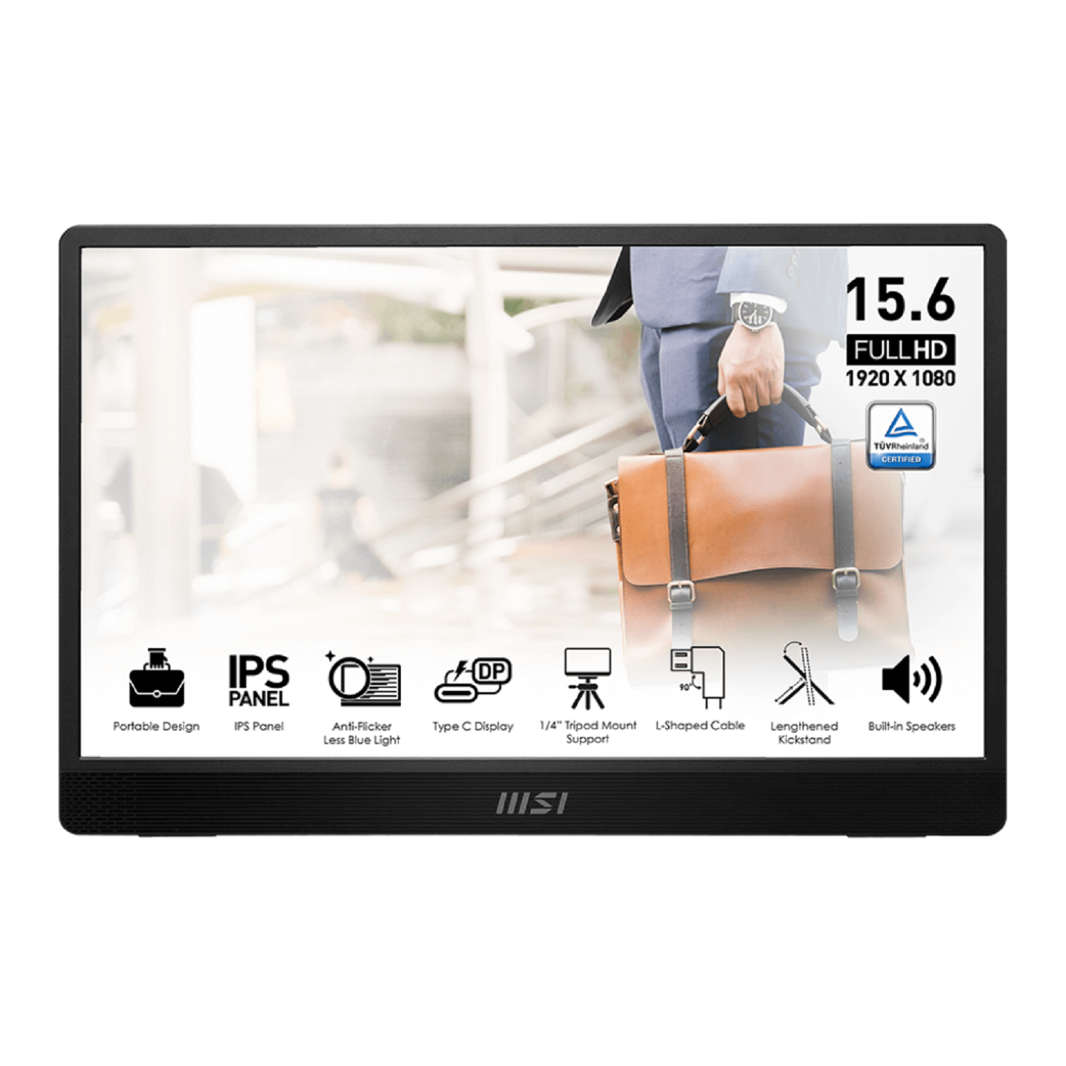 MSI PRO MP161 E2 15.6 Full HD IPS Portable Monitor