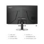 MSI PRO MP242C 23.6" Full HD Freesync Curved Monitor