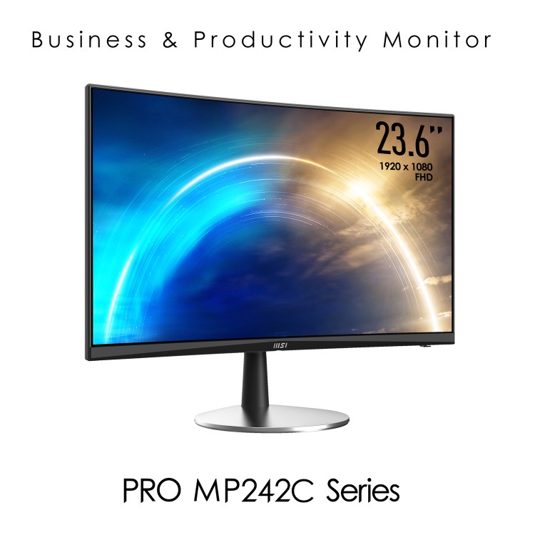 MSI PRO MP242C 23.6" Full HD Freesync Curved Monitor