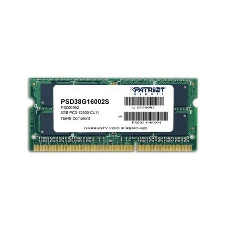 Patriot Signature 8GB (1x8GB) SO-DIMM 1600MHz DDR3 Laptop Memory