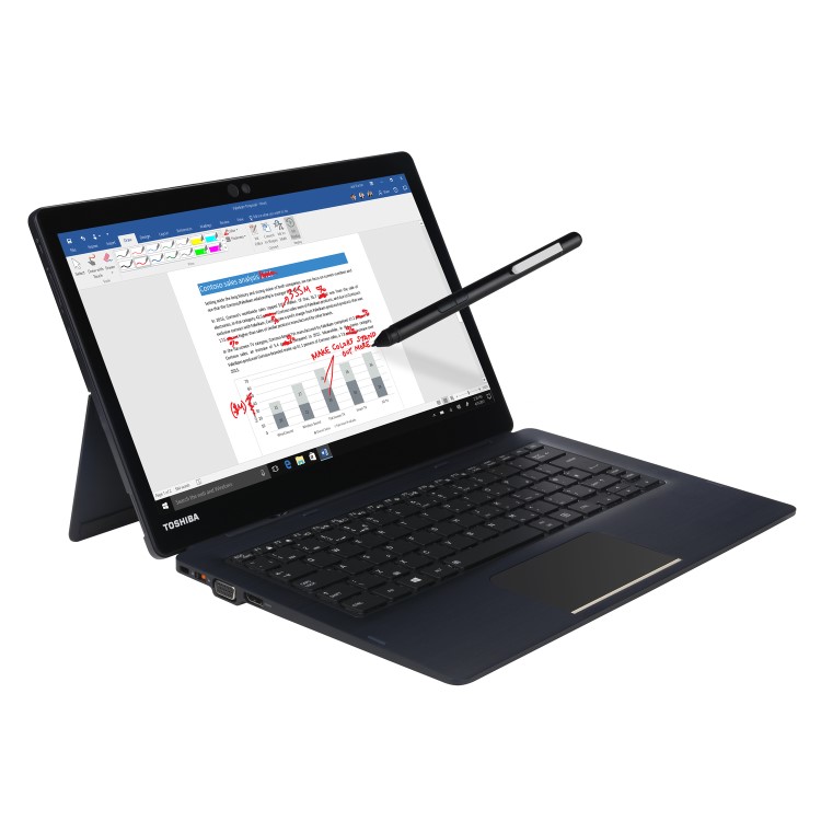 Toshiba Portege X30T-E-12 Core i5-8250U 8GB 256GB 13.3 Inch UHD Graphics 620 Windows 10 Pro 2-in-1 Laptop + Active Pen