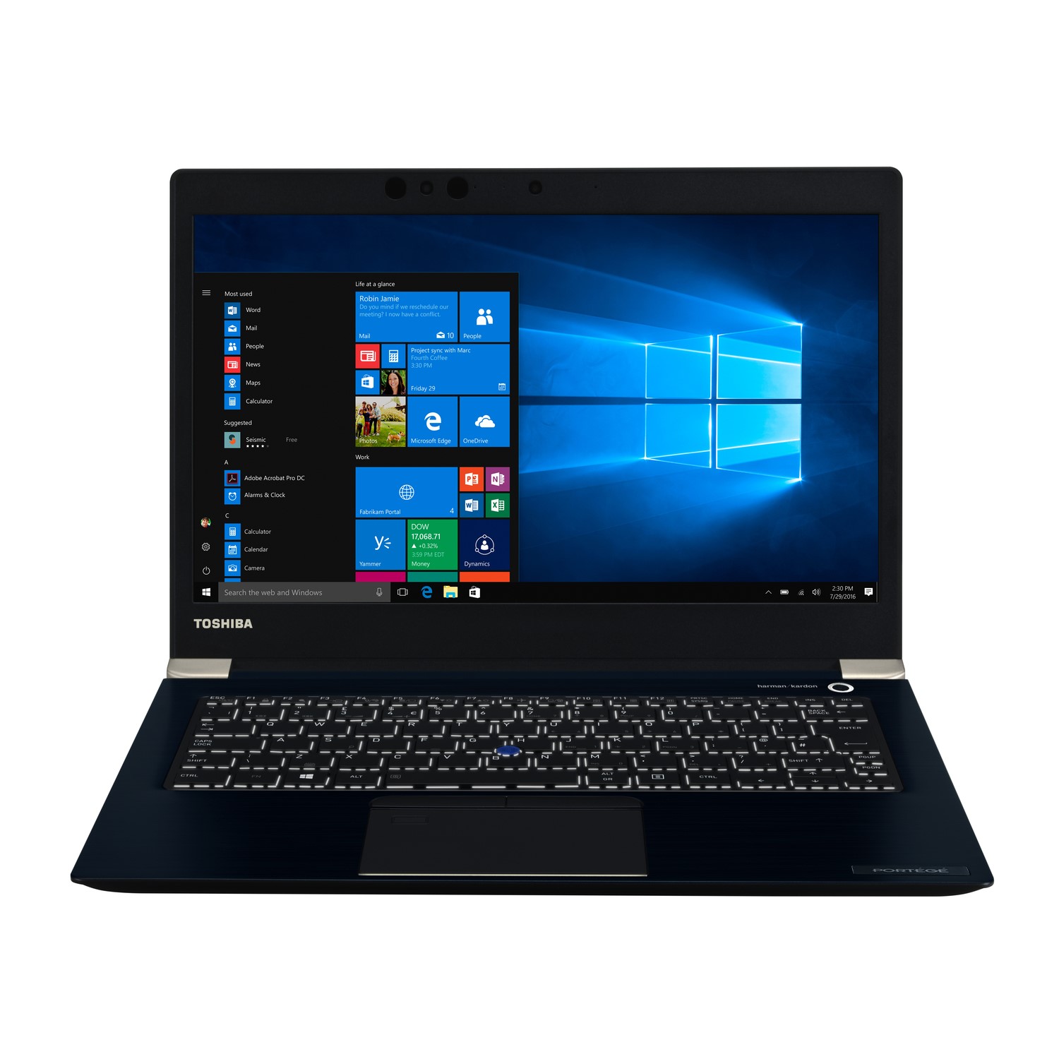 Toshiba Portégé X30-E-133 Core i7-8550U 8GB 256GB SSD 13.3 Inch