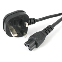 StarTech.com 6 ft Laptop Power Cord - 3 Slot for UK