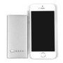 Dual USB 5200mAh Portable Power Bank In Silver For iphone & Android Phones & Dash Cams