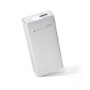 Dual USB 5200mAh Portable Power Bank In Silver For iphone & Android Phones & Dash Cams