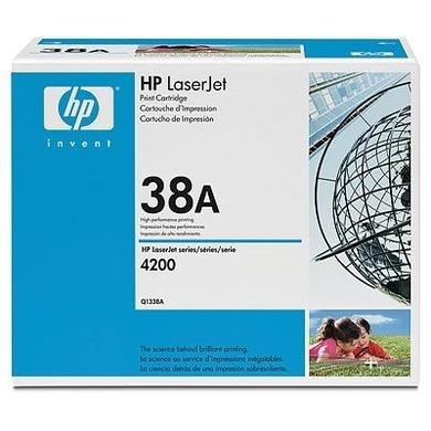 HP 38A Black Toner Cartridge