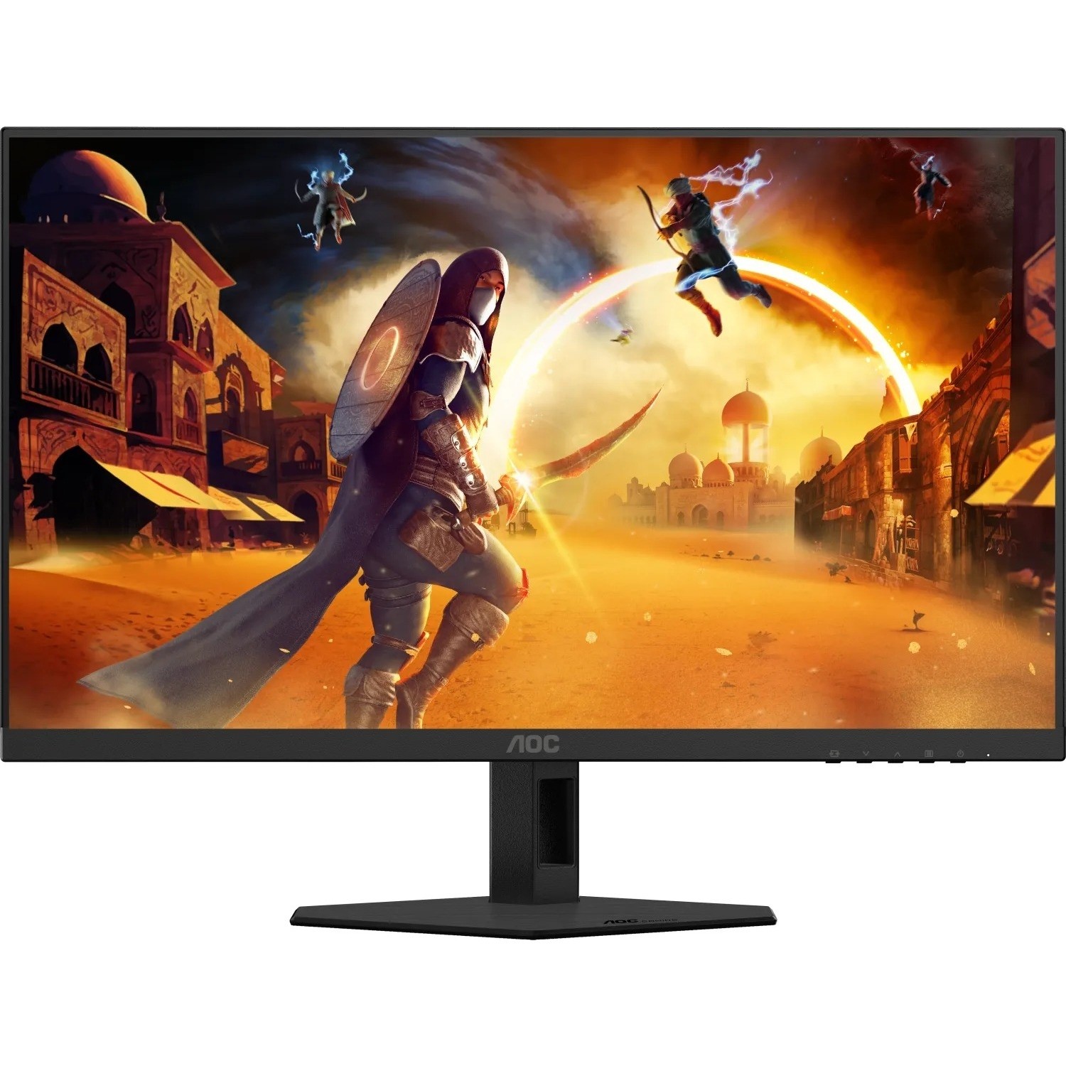 Laptops Direct - AOC Agon Q24g4re 23.8 Ips Qhd 180Hz 0.5Ms Gaming Monitor Black - Q24G4RE