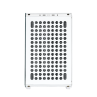 Cooler Master QUBE 500 Flatpack Midi Tower ATX Case with Tempered Glass - White
