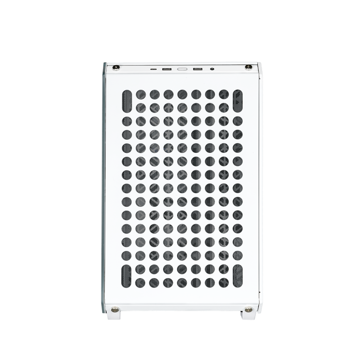 Cooler Master QUBE 500 Flatpack Midi Tower ATX Case with Tempered Glass - White