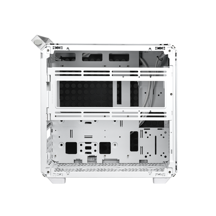 Cooler Master QUBE 500 Flatpack Midi Tower ATX Case with Tempered Glass - White