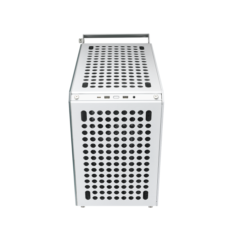 Cooler Master QUBE 500 Flatpack Midi Tower ATX Case with Tempered Glass - White